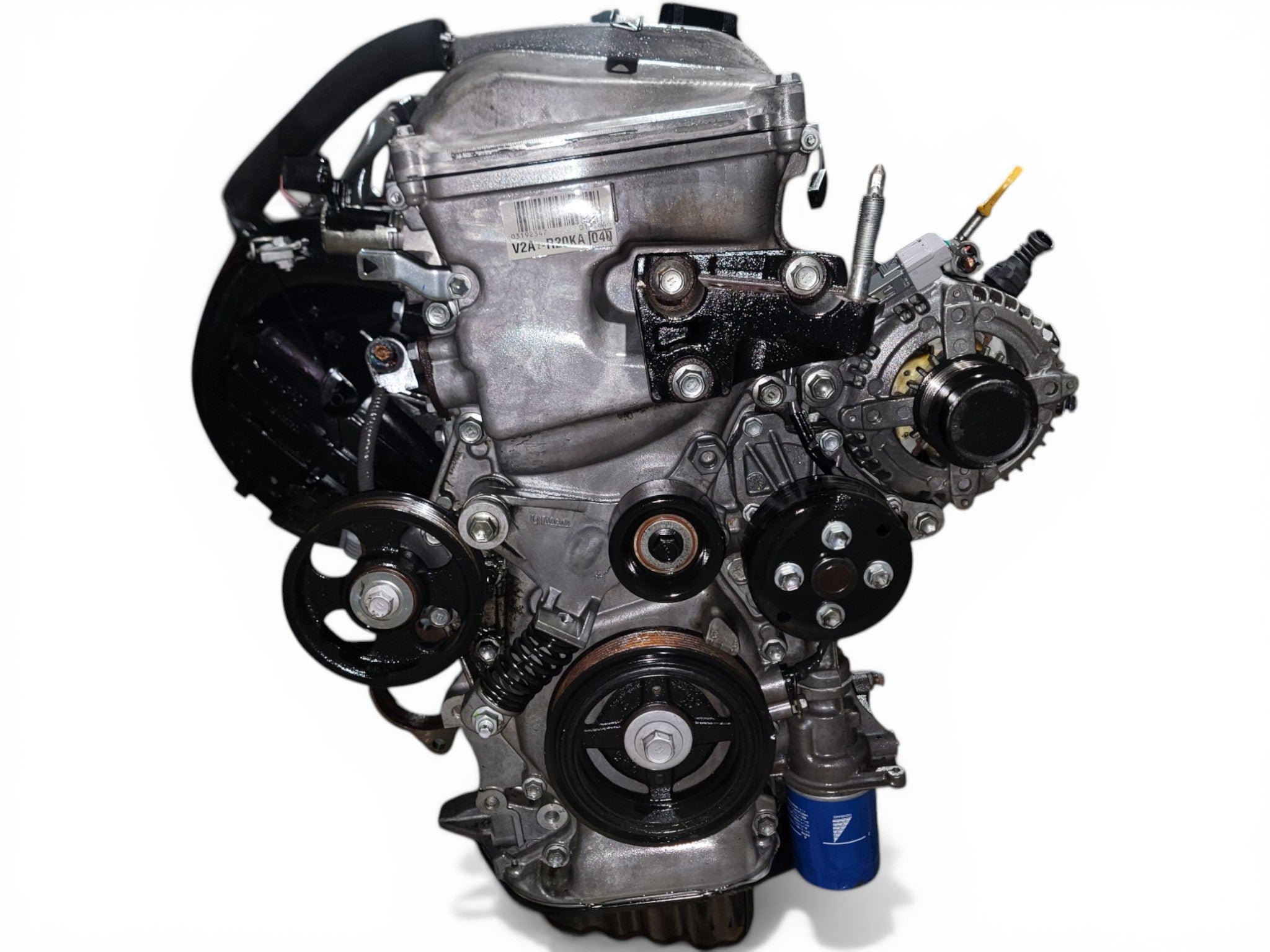 Timing cover on a JDM Toyota 2AZ-FE 2.4L engine for RAV4 2006-2008, Matrix, Corolla and Vibe