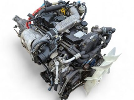 Toyota Crown LXS11 2.4L Turbo Diesel Engine Trans JDM 2LTE 453730 Ships Free